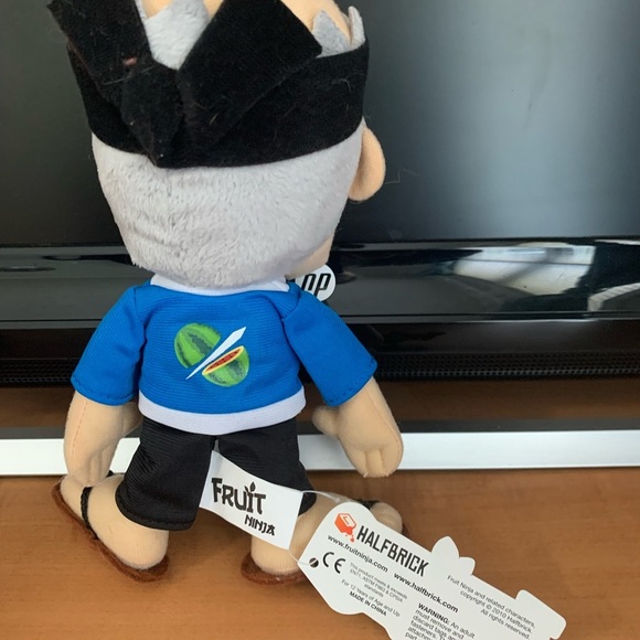 New Fruit Ninja plush toy half brick - Picture 2 of 4
